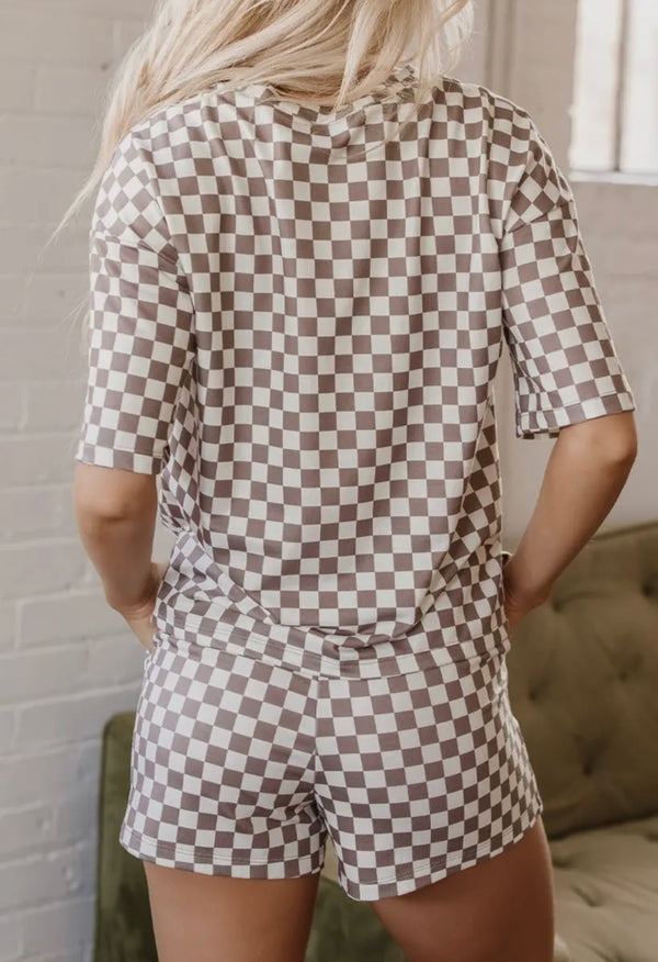 Checkered Dream Lounge Set
