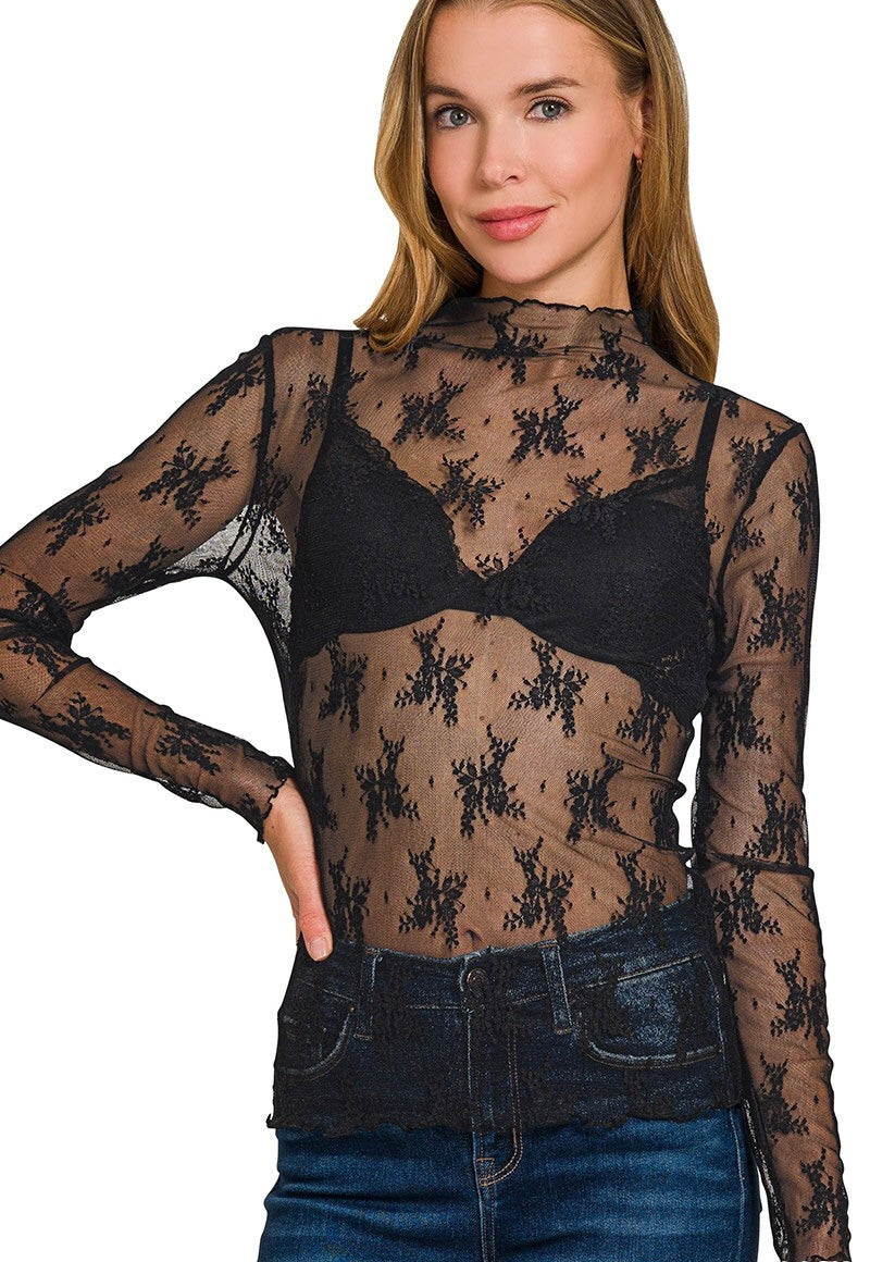 Lanie Lace Long Sleeve