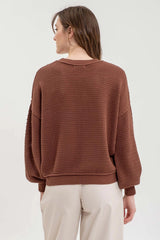 Coffee House Checkered Sweater
