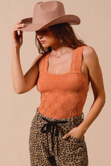 Rusty Floral Tank Top