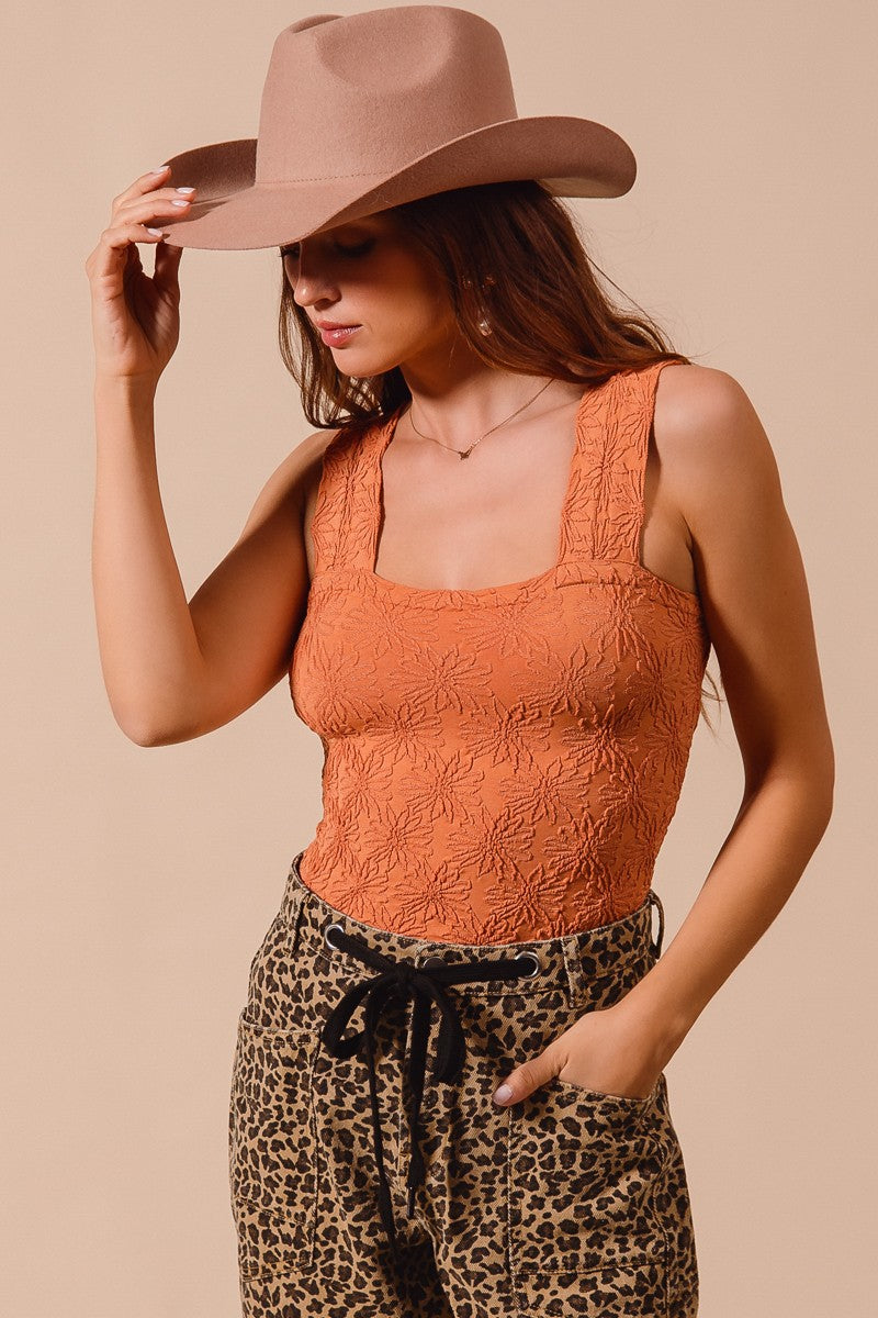 Rusty Floral Tank Top