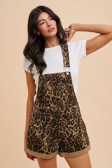 Leopard Shortalls
