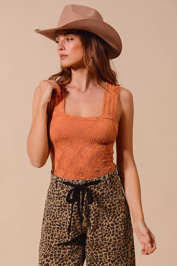 Rusty Floral Tank Top