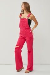 Risen Fuchsia Overalls