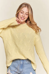 Happy Yellow Hi Low Sweater