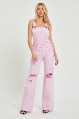 Risen Pink Overalls