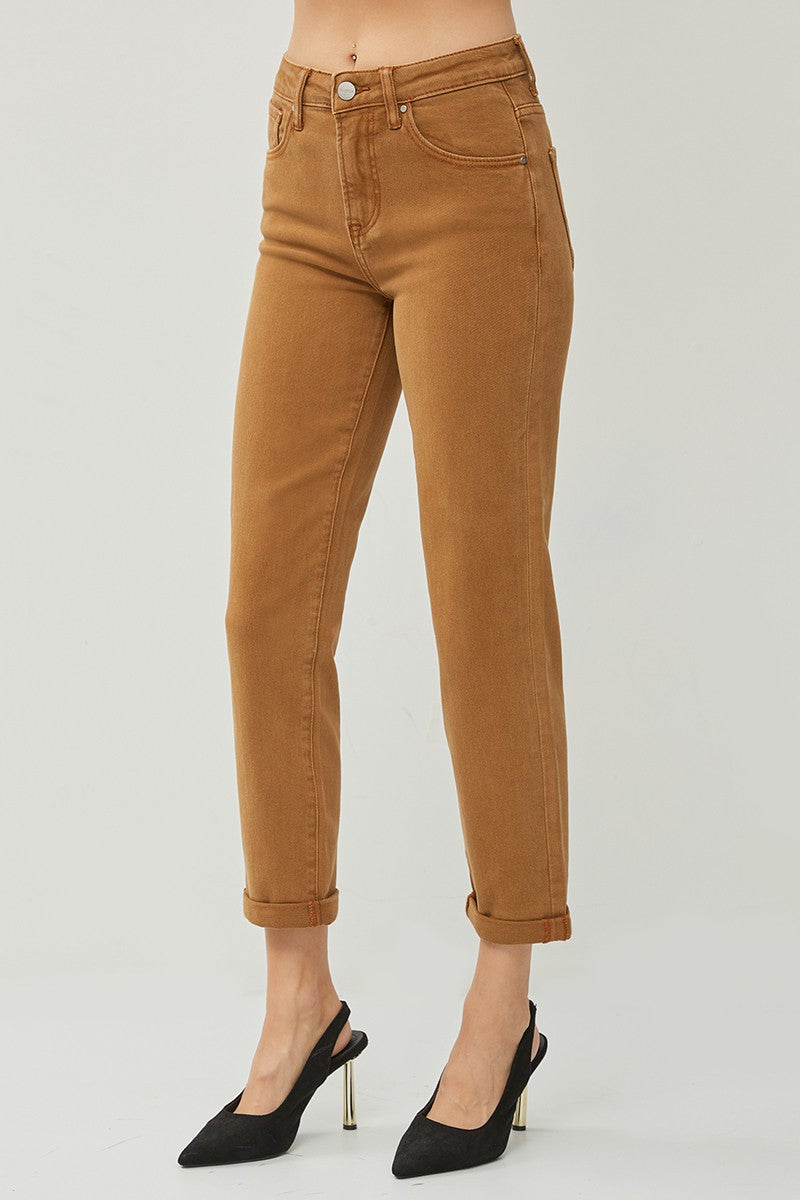 Risen Cappuccino Boyfriend Jeans