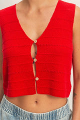 Mia Button Top