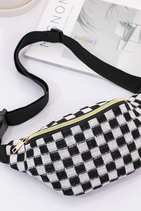 Checkered Sling Bag