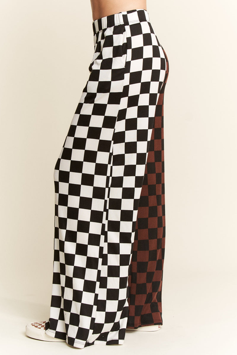 Motley Two Toned Checkered Pants