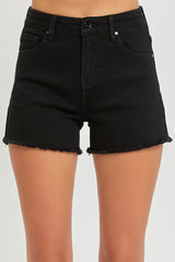 Risen Black Shorts