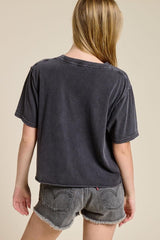 Cowboy Cropped Graphic Tee