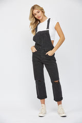 Mica Stretch Boyfriend Overalls