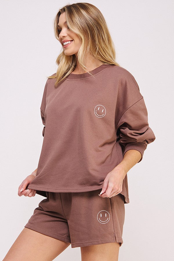 Smiley Face Pullover