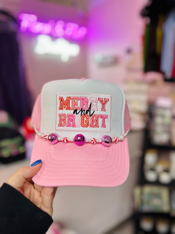Merry & Bright Christmas Trucker Hat