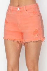 Risen Sorbet Denim Shorts