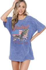 Free Bird Patriotic Graphic Tee