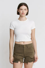 Mica Olive Shorts