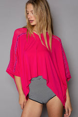 Everly Top Electric Pink