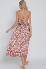 Capri Halter Midi Dress