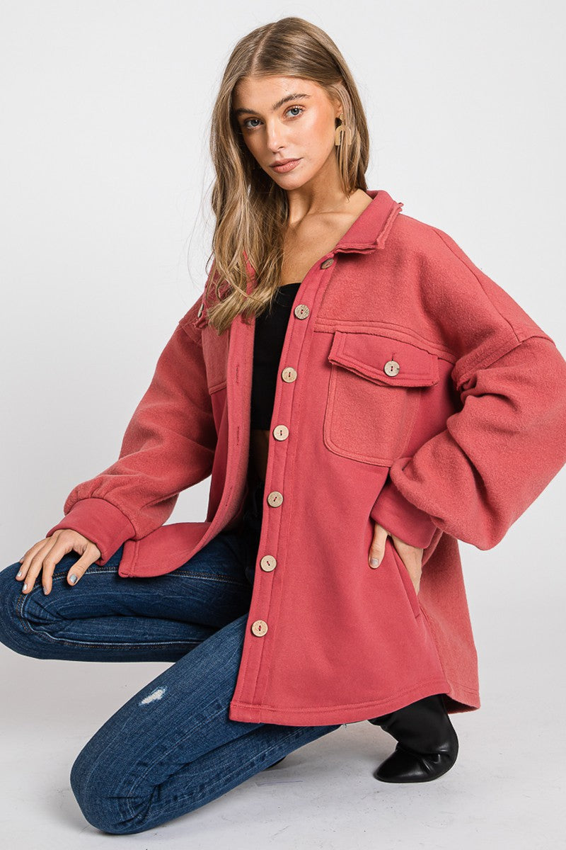 Cupid Fleece Shacket