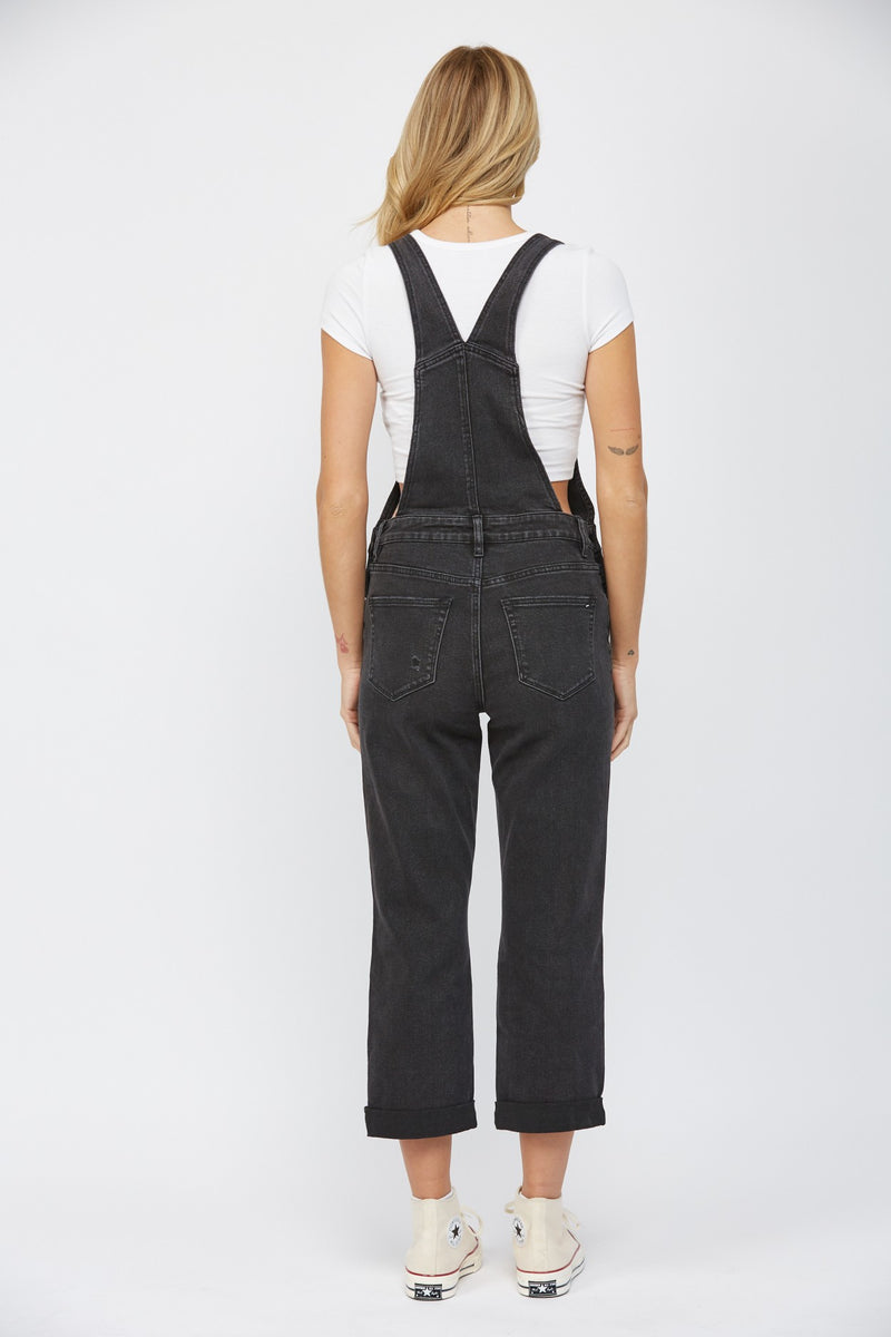 Mica Stretch Boyfriend Overalls