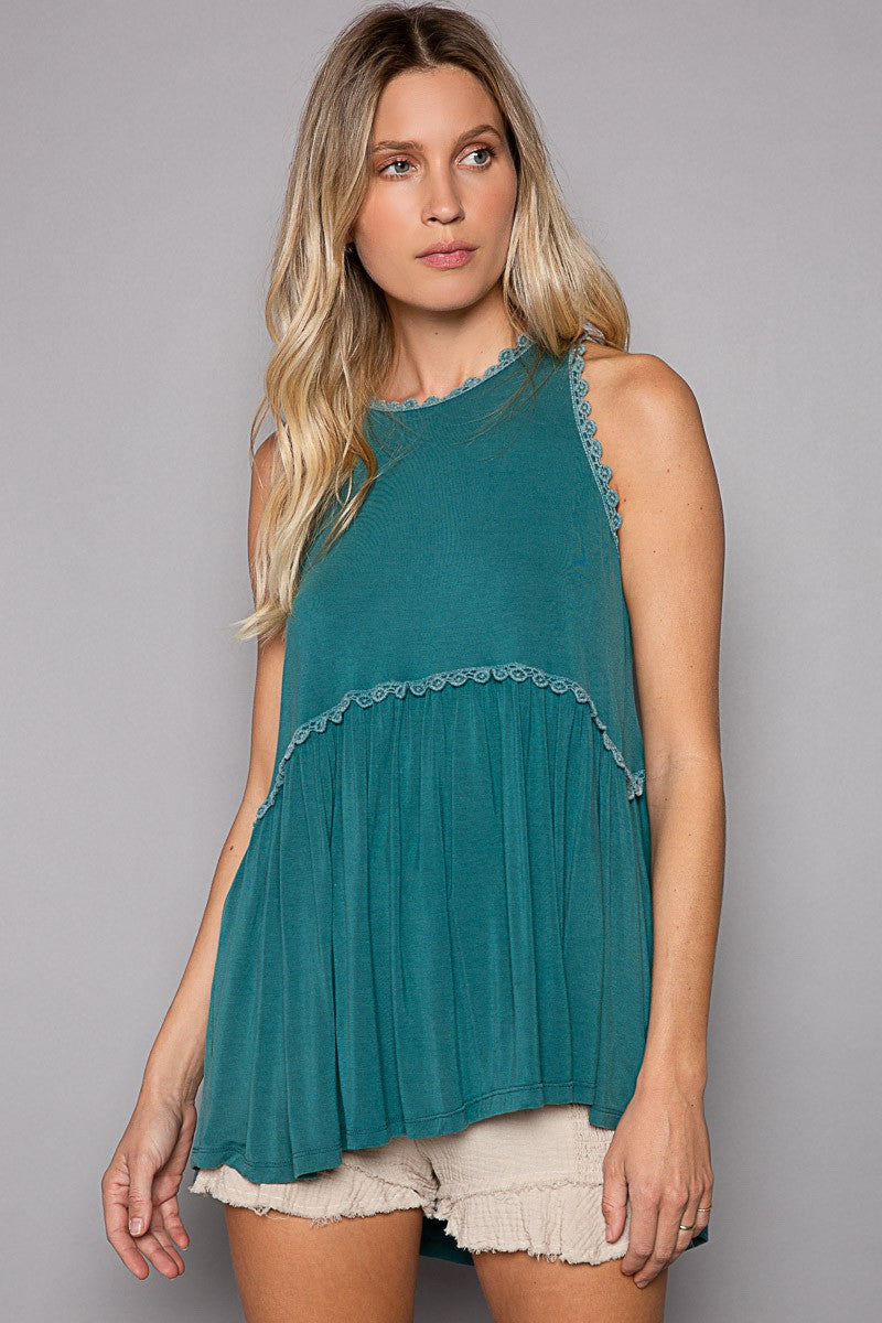 Seaside Evergreen Top