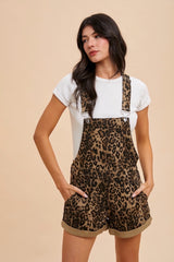 Leopard Shortalls