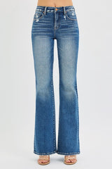 Risen Tummy Control Flare Jeans