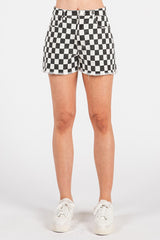 Tawny Checkered Shorts