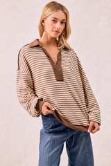Teddy Striped Long Sleeve