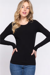 Back to Basics Ribbed Long Sleeves