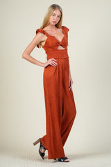 Rust Princeton Jumpsuit