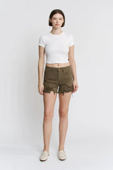 Mica Olive Shorts