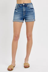 Risen Rolled Up Shorts