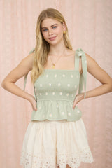 Daisy Tie Top