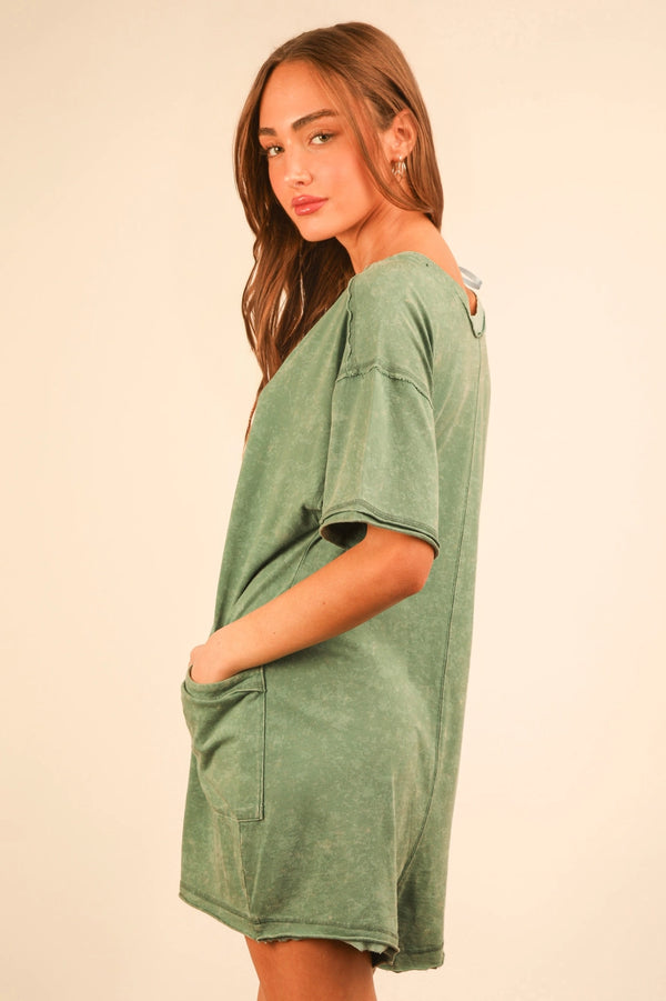 Sage T Shirt Romper