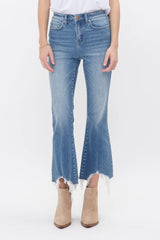 Mica Crop Flare Jeans