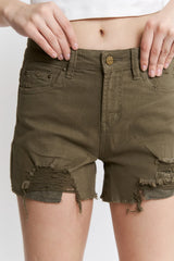 Mica Olive Shorts