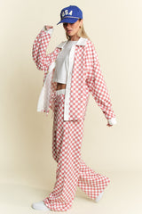 Girls Day Pink Checkered Pants