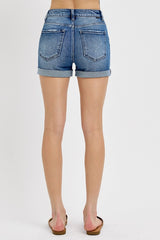 Risen Rolled Up Shorts