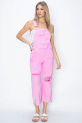 Risen Pink Overalls