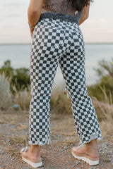 Race Day Checkered Jeans