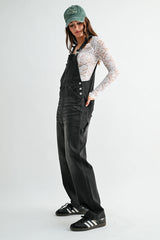 Raymee Black Mica Overalls