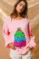 Pink Christmas Sweater