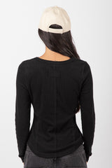 Henley Easy Knit Top