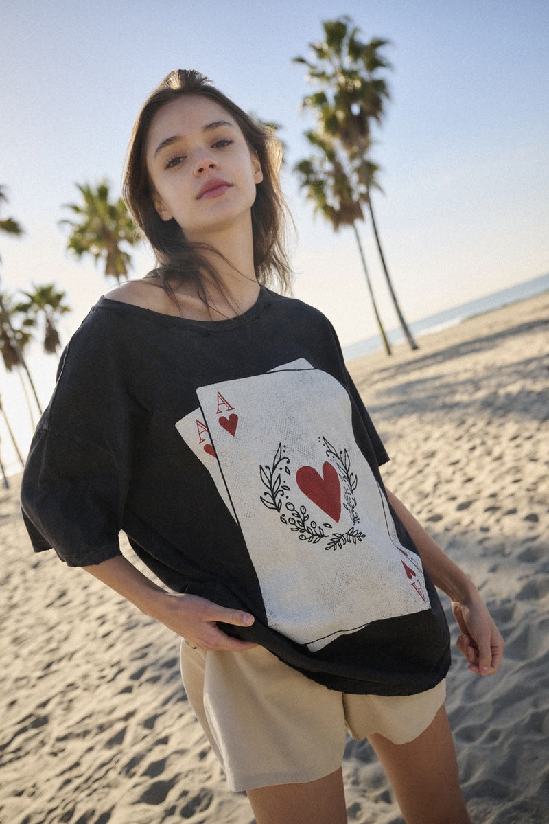 Ace of Hearts Graphic Tee