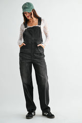 Raymee Black Mica Overalls