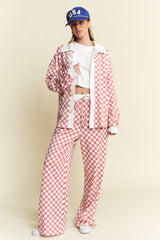 Girls Day Pink Checkered Pants