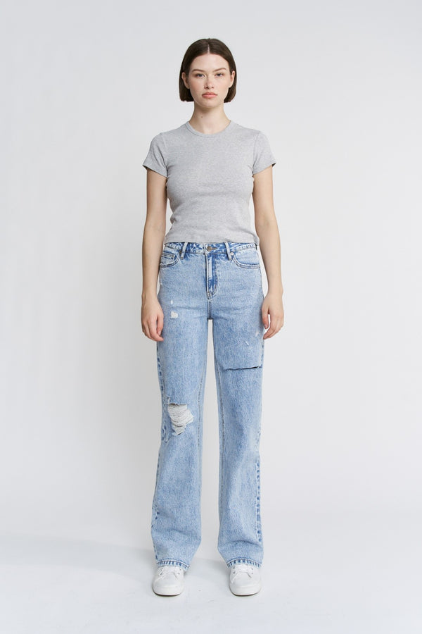 Mica Straight Leg Denim Jeans